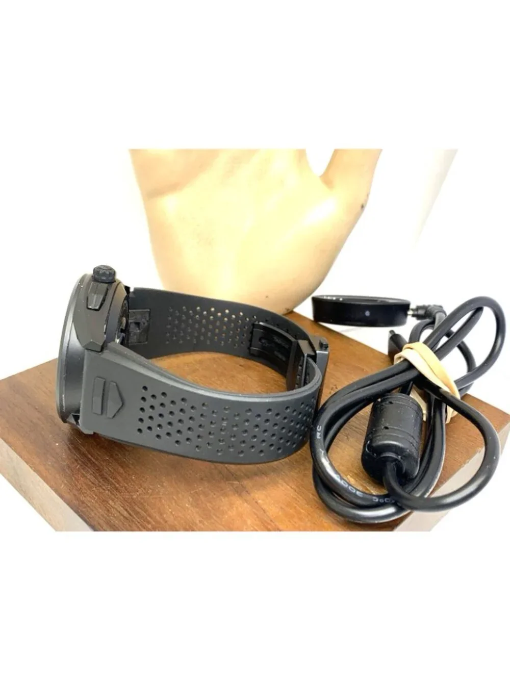 Tag Heuer Black Smartwatch with Black Rubber Strap
